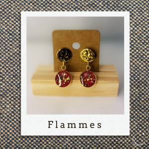 Boucles d'oreilles Flammes